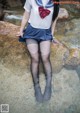 Coser @ 白 烨 Vol.013: 湿身 JK 水下 版 (98 photos)